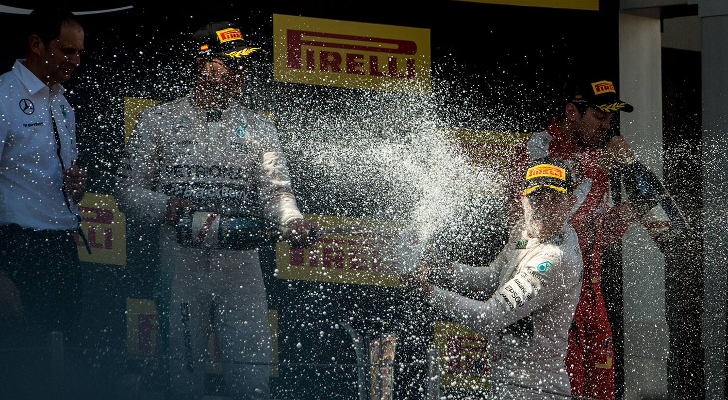 Nico Rosberg wins from Lewis Hamilton & Sebastian Vettel,  Circuit de Catalunya, Barcelona, Spain, 2015