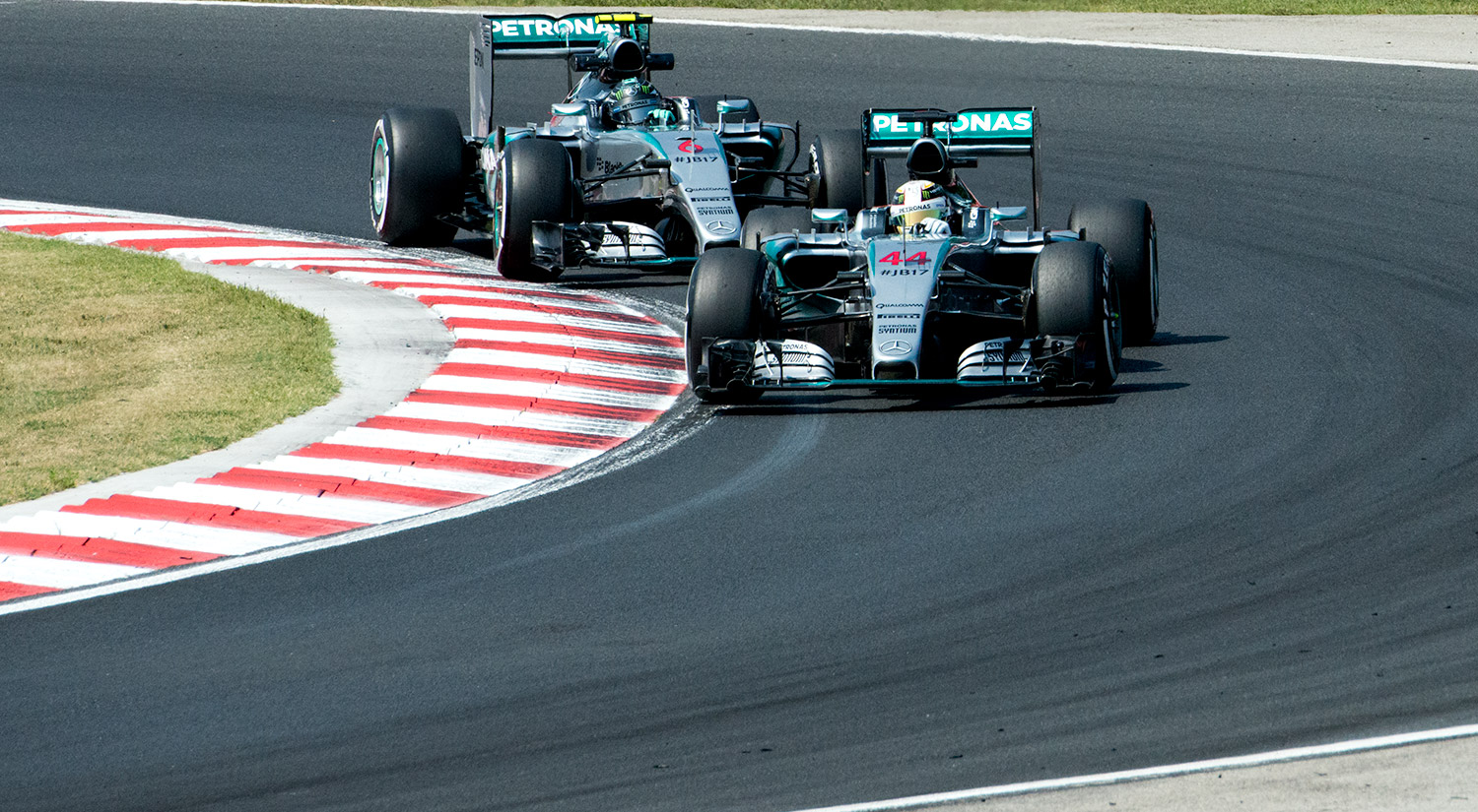 Lewis Hamilton & Nico Rosberg - Mercedes, Hungaroring, Hungary, 2015