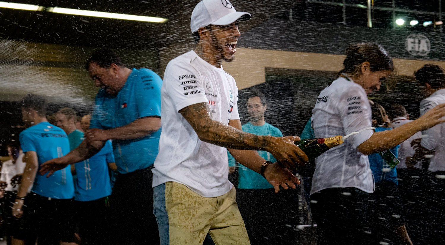 Lewis Hamilton - Mercedes, Abu Dhabi,  2018