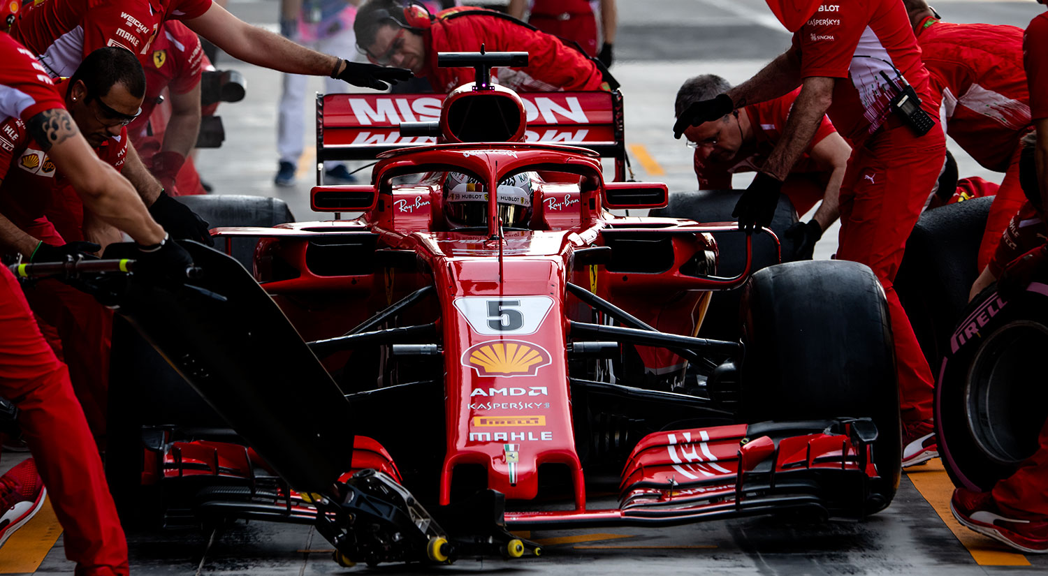 Sebastian Vettel - Ferrari, Abu Dhabi,  2018