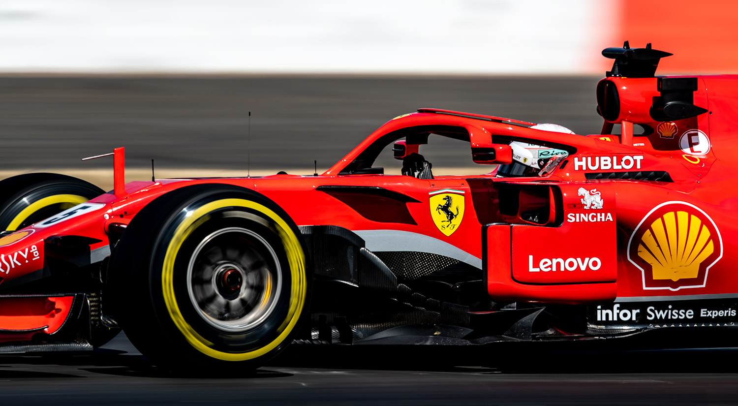 Sebastian Vettel - Ferrari, Silverstone,  2018
