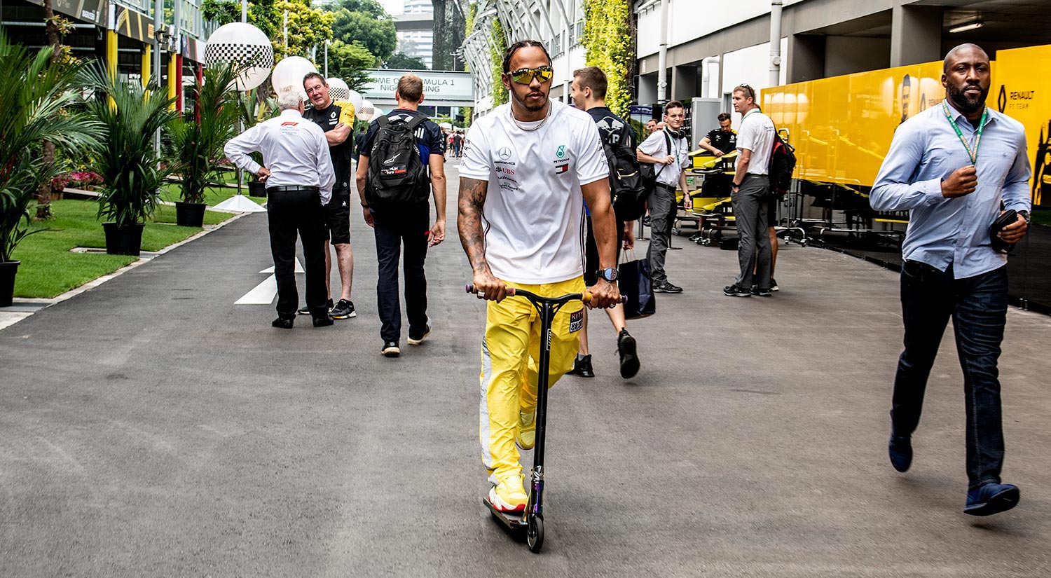 Lewis Hamilton - Mercedes, Singapore Grand Prix,  2019